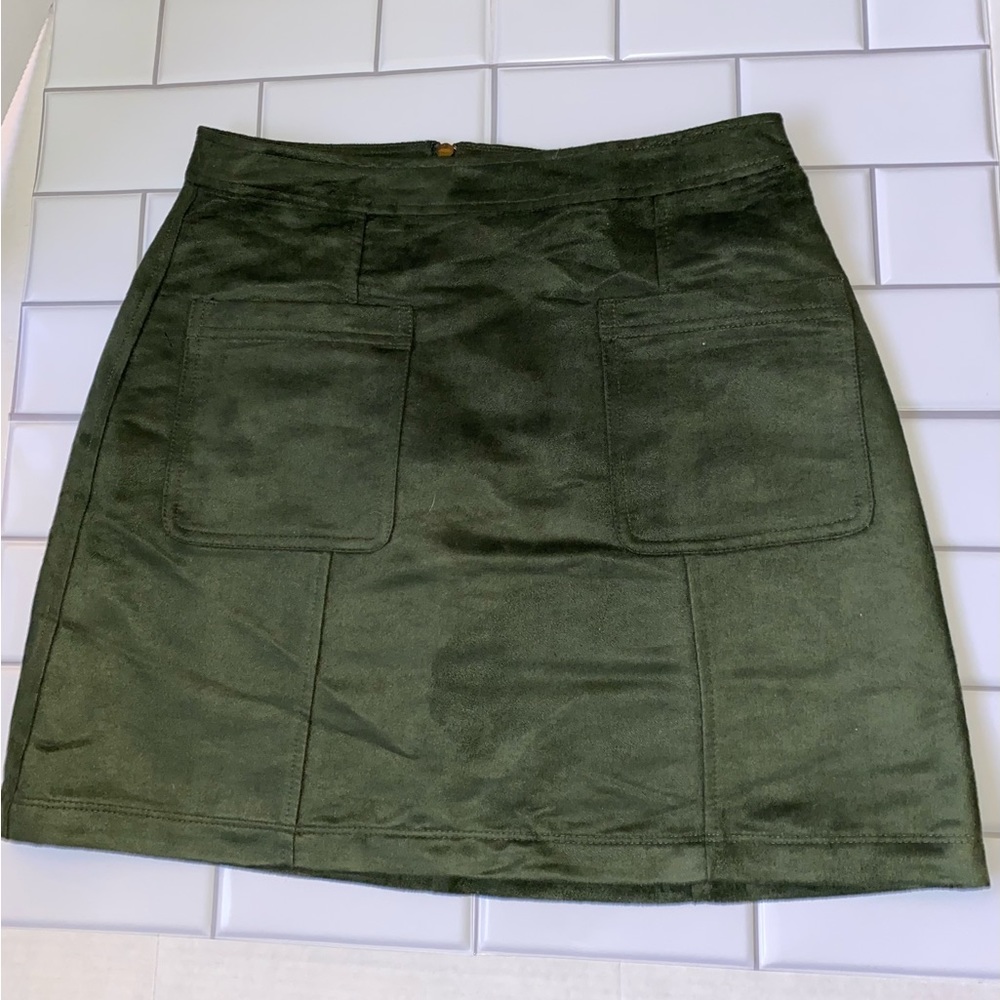 OLD NAVY- Faux Suede Mini Skirt